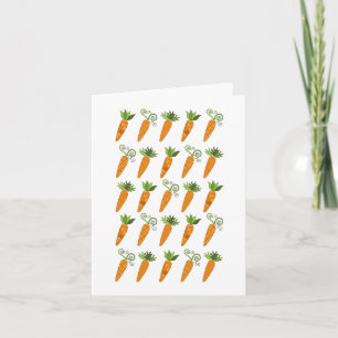 Cartão De Festividades Carrots Notecards