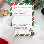 Cartão De Festividades Carta a Papai Noel de Crianças| Lista de Desejos<br><div class="desc">Você gostaria de tornar a experiência natalícia dos seus filhos ainda mais mágica? Você pode fazê-lo ajudando-os a criar sua lista de desejos de Natal com esta adorável carta aos Papais noeis. A melhor parte é que você pode personalizar facilmente o modelo para seu gosto, fazer-o exclusivo para seu filho....</div>