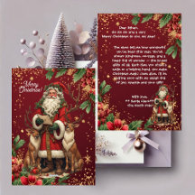 Carta de Papai Noel Personalizada Pólo Norte Cute 