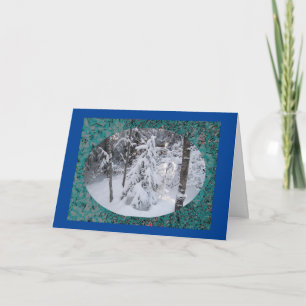 Cartão De Festividades Carta de saudação do inverno
