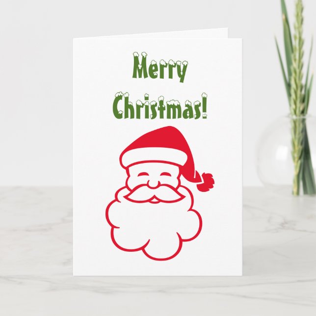 Cartão De Festividades Carta dos Papais noeis (Leia novamente para mais P (Frente)