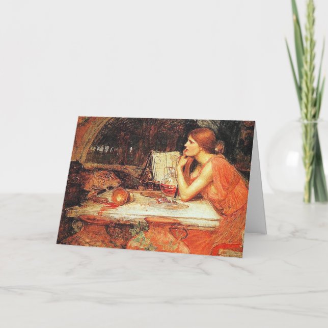 Cartão De Festividades Cartão: A Feiticeira - John Waterhouse (Frente)