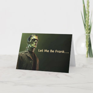 Cartão De Festividades "Cartão de Halloween Frankenstein