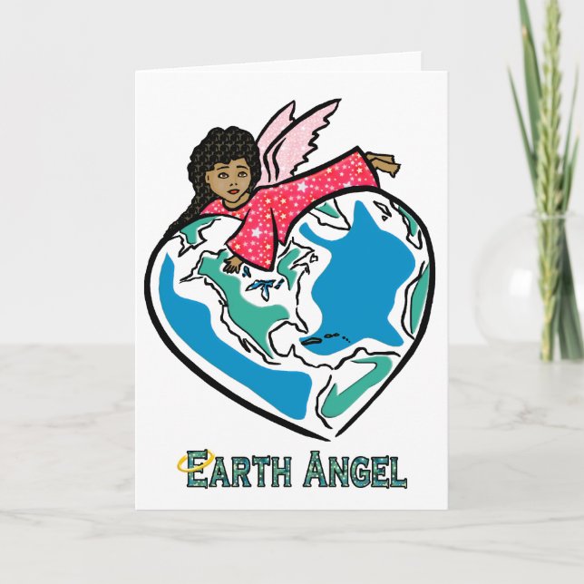 Cartão De Festividades Cartão: "Earth Angel" (b) (Frente)
