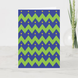 Cartão De Festividades Cartão/Envelope de Natal "Árvores de Natal"
