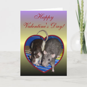 Cartão De Festividades Cartão: Namorados Ratty Love