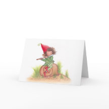 Cartão-postal Flute Elf