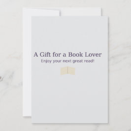 Cartão De Festividades Cartão-presente para pavimentos de Livros - Desenh