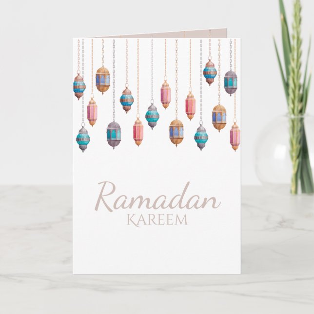 Cartão De Festividades Cartão-presente Ramadan Kareem (Frente)
