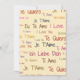 Cartão De Festividades Cartas de Amor