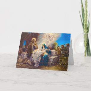 Cartão De Festividades Cartas de Natal Religiosas Minha promessa de Nat