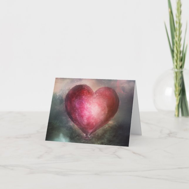 Cartão De Festividades Cartaz de amor simples, sem fim (Frente)