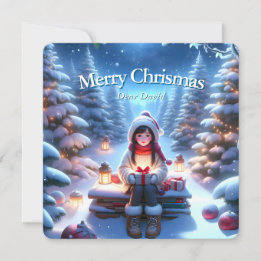 Cartão De Festividades Cartaz de natal Fantasia