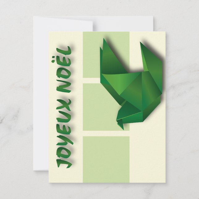 Cartão De Festividades Carte de Noël (Frente)