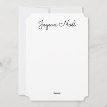 Carte de voeux JOYEUX NOEL