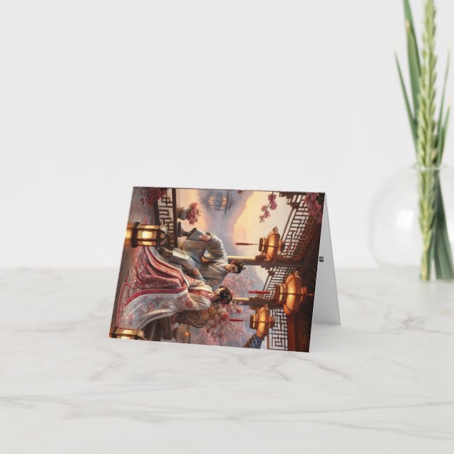 Cartão De Festividades Carte de vœux prénom féminin chinois Jing. (Frente)