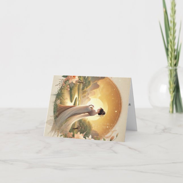 Cartão De Festividades Carte de vœux prénom féminin chinois Liu. (Frente)