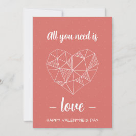 Cartão De Festividades Carte Romantique Personnalisée Saint-Valentin