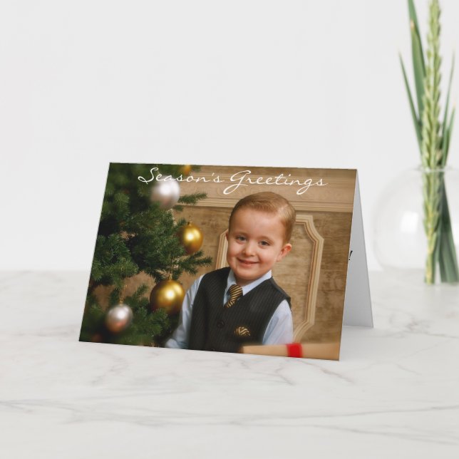 Cartão De Festividades Carter's Holiday Wish Greeting Card (Frente)