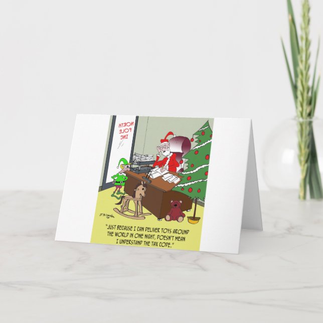 Cartão De Festividades Cartoon Fiscal 9532 (Frente)