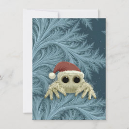 Cartão De Festividades Cartoon Jumping Spider Christmas Cards