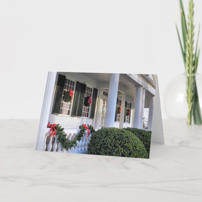 Cartão De Festividades Casa da sociedade de Mayflower (Frente)