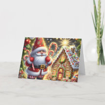 Casa de Biscoito de Natal do Papai Noel