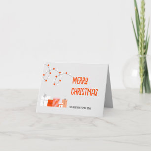 Cartão De Festividades Casa de Natal em forma de A-Frame Nórdica de Pão d