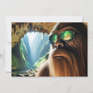 Cartão De Festividades Casa de Sasquatch