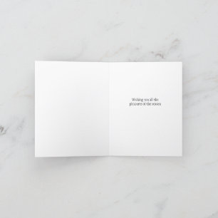 Cartão De Festividades Casa pequena na Prairie Snowy Big Woods