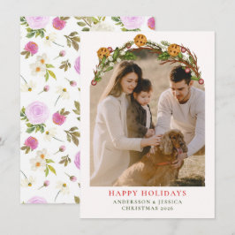 Cartão De Festividades Casados e Alegres Foto Natal