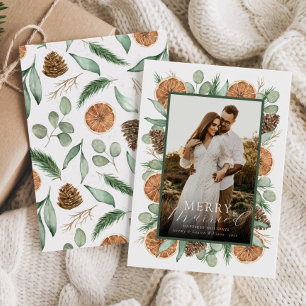 Cartão De Festividades Casados Felizes e Recém-Casados Foto em Aquarela R