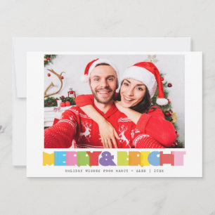 Cartão De Festividades Casais Modernos Alegres e Radiantes Foto Natal