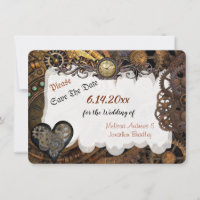 Casamento Steampunk Salve a Data