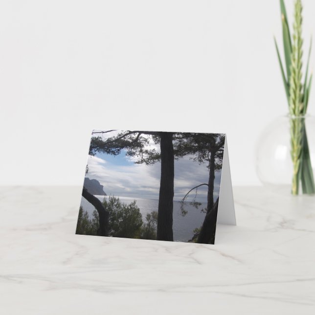 Cartão De Festividades Cassis & Les Calanques, France (Frente)
