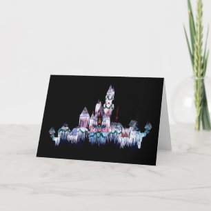 Cartão De Festividades Castelo congelado