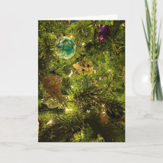 Cartão De Festividades Cat In The Christmas Tree Christmas Card