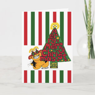 Cartão De Festividades Cat Lover Christmas Card
