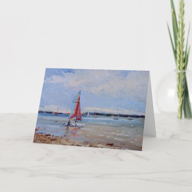 Cartão De Festividades Catamarã Brittany (Frente)