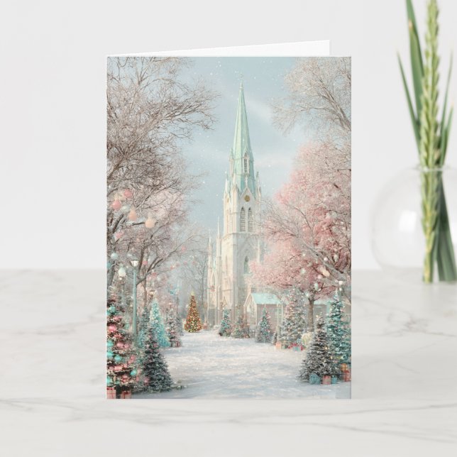 Cartão De Festividades Catedral de Natal (Frente)