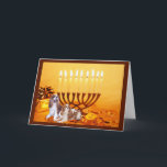 Cartão De Festividades Cavalier King Charles Spaniel Chanukah Card Menora<br><div class="desc">Lembrar a família e os amigos durante a temporada de Chanukah é uma maneira maravilhosa de manter contato com as pessoas que você ama e se importa. Criei com amor e cuidado estes cartões Chanukah para cães e tenho a certeza de que qualquer pessoa que ame cães ficará encantada em...</div>