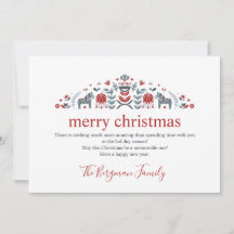 Cavalo Dala Arte Popular Escandinava Foto Natal