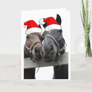 Cartão De Festividades Cavalos do País de Natal