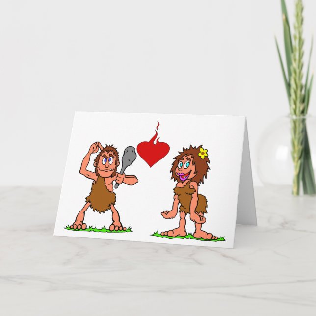 Cartão De Festividades Cave Love (Frente)