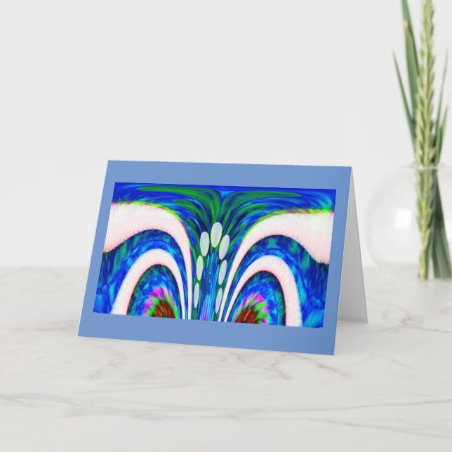 Cartão De Festividades Celebração da natureza (Frente)