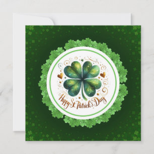 Cartão De Festividades Celebração de Shamrock