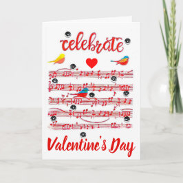 Cartão De Festividades Celebrate Valentine's Day Card