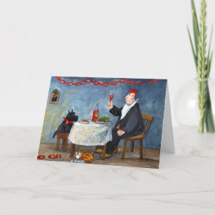 Cartão De Festividades Celebrating Christmas.