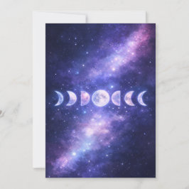 Cartão De Festividades Celestial Moon Phases Mother’s Day Card 