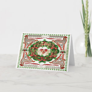 Cartão De Festividades Celtic Christmas Card